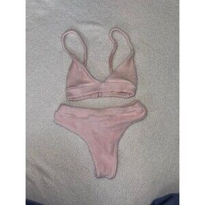 Frankies Bikinis Terry Bikini Set - XS